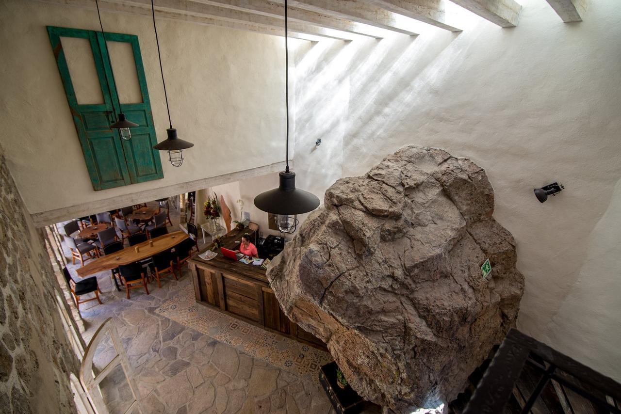 Hotel De Piedra Берналь Экстерьер фото